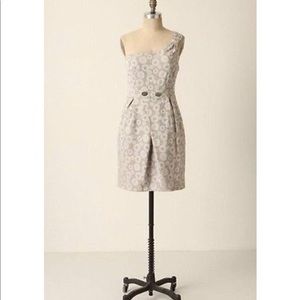 Anthropologie Moulinette Soeurs One Shoulder Dress